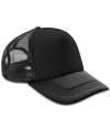 RC089 (RC089X) 1/2 Mesh Truckers Cap Black colour image